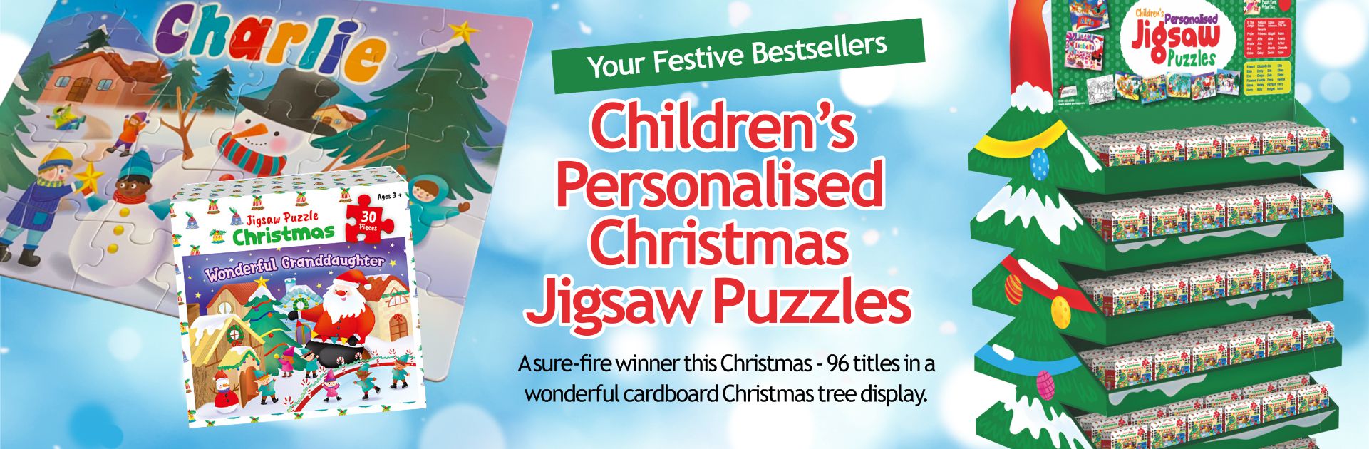 Children’s Personalised Christmas Jigsaw PuzzlesGlobal Journey Wholesale