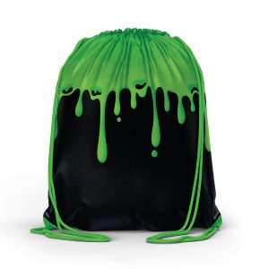 Green Slime Drawstring Bag x 3