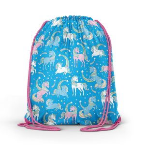 Unicorn Pattern Drawstring Bag x 3