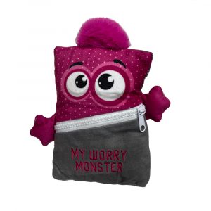 Pink Worry Monster x 3