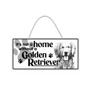 Golden Retriever Hanging Sign x 6