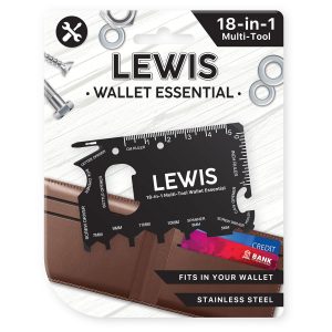 Lewis Wallet Essential Multi-tool x 3