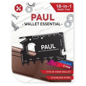 Paul Wallet Essential Multi-tool x 3