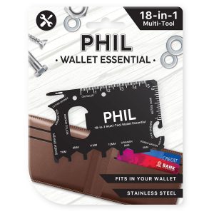Phil Wallet Essential Multi-tool x 3