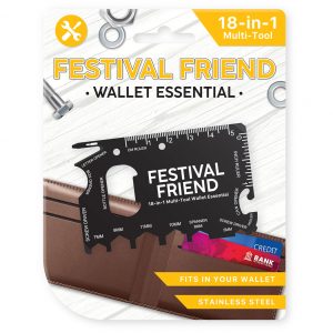 Festival Friend Wallet Essential Multi-tool x 3