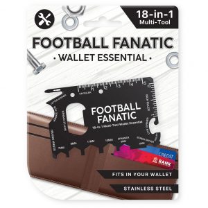 Football Fanatic Wallet Essential Multi-tool x 3