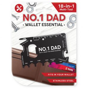No.1 Dad Wallet Essential Multi-tool x 3