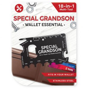 Special Grandson Wallet Essential Multi-tool x 3