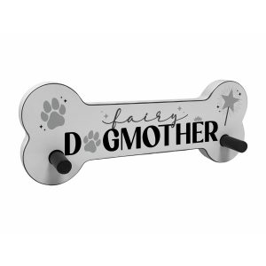 Fairy Dogmother Dog Bone Sign x 2
