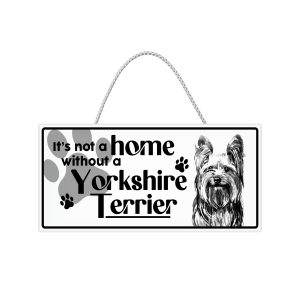 Yorkshire Terrier Hanging Sign x 6