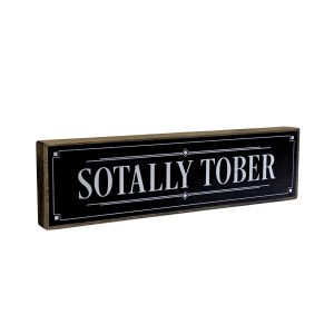 Sotally Tober Mini Rustic Wood Sign x 5