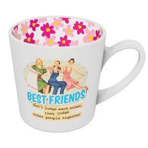 Retro Best Friends Mug x 2