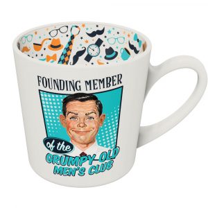 Retro Grumpy Club Mug x 2