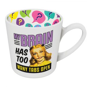 Retro Tabs Open Mug x 2
