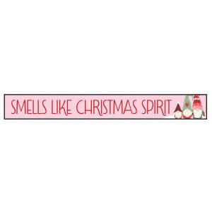 Smells Like Christmas Spirit Skinny Christmas Wood Sign x 6