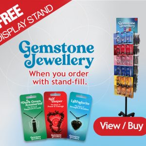 Gemstone Jewellery Floor Stand with Products
