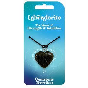 Labradorite Heart - Gemstone Jewellery x 4