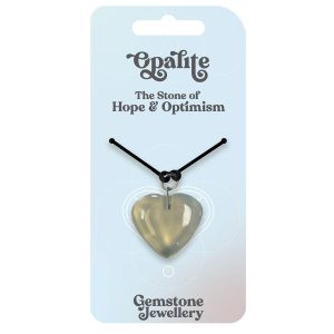 Opalite Heart - Gemstone Jewellery x 4