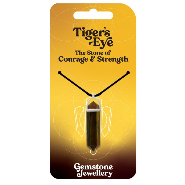 Tigers Eye Pendant - Gemstone Jewellery x 4