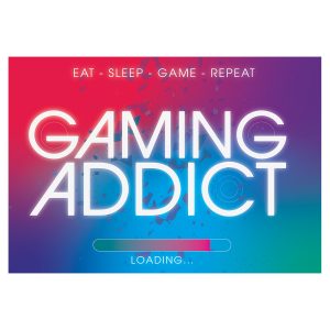 Gaming Addict - Signtastic Metal Signs x 5