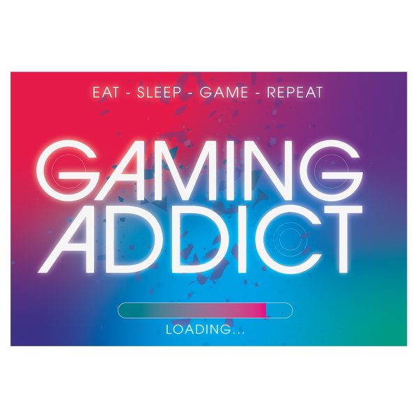 Gaming Addict - Signtastic Metal Signs x 5
