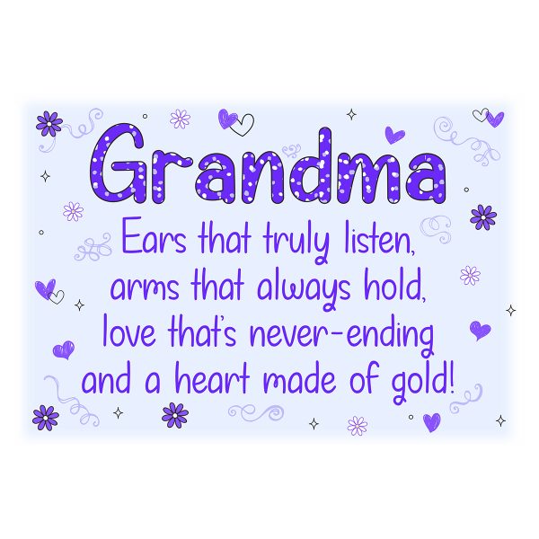 Grandma - Signtastic Metal Signs x 5