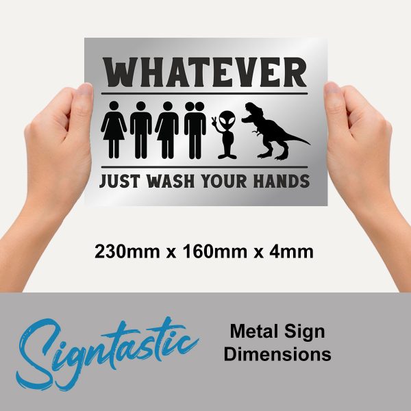 Whatever - Signtastic Metal Signs x 5 - Image 2