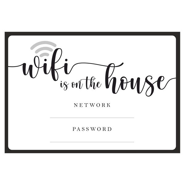 Wifi - Signtastic Metal Signs x 5