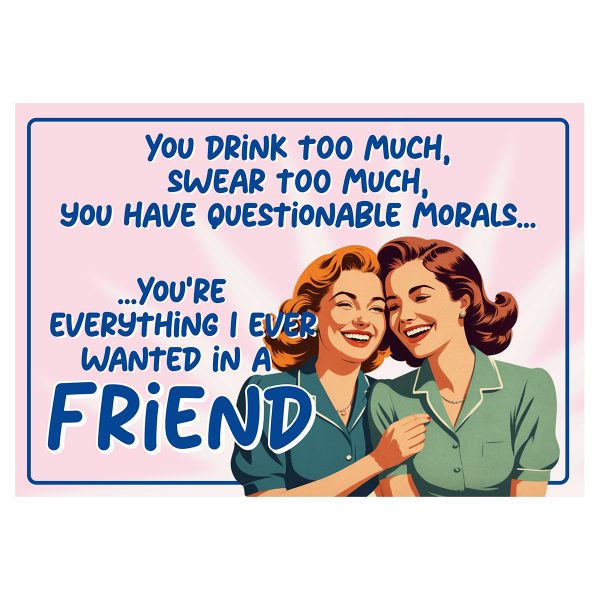 You Drink Too Much - Signtastic Metal Signs x 5