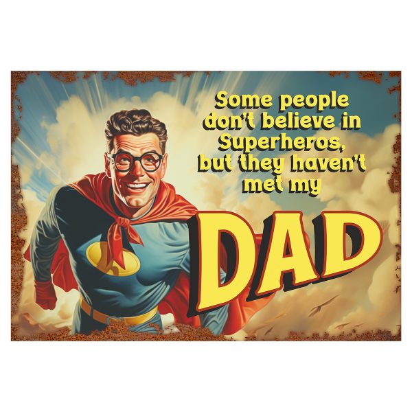 Dad - Signtastic Metal Signs x 5