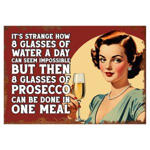 It's Strange How - Signtastic Metal Signs x 5