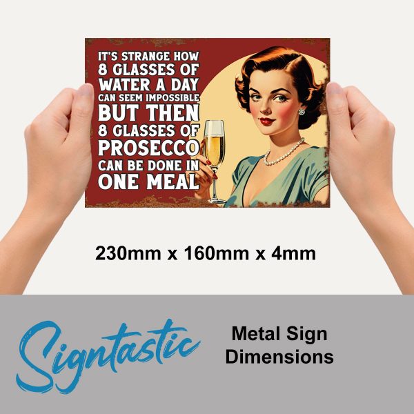 It's Strange How - Signtastic Metal Signs x 5 - Image 2
