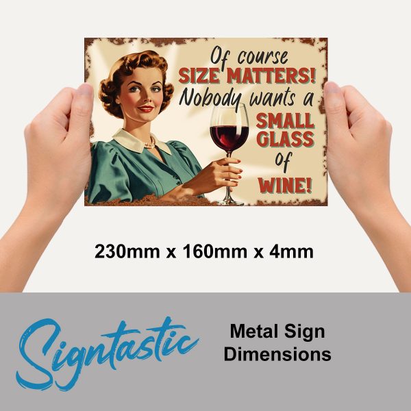 Of Course - Signtastic Metal Signs x 5 - Image 2