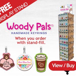Woody Pals Stand with Products