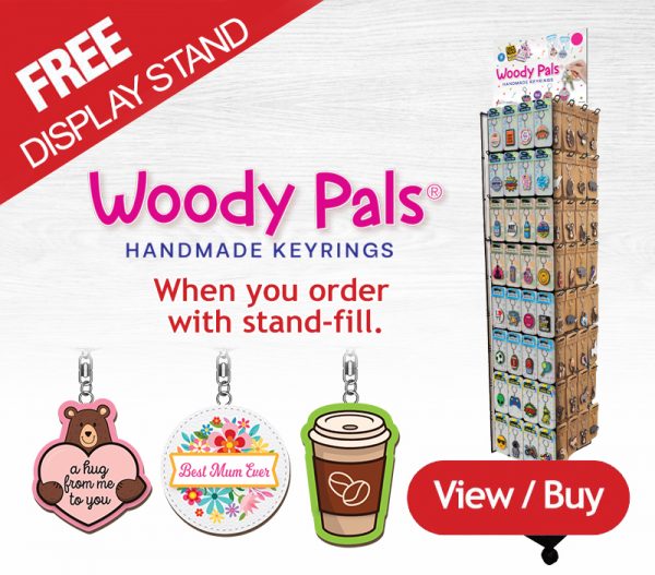 Woody Pals Stand with Products