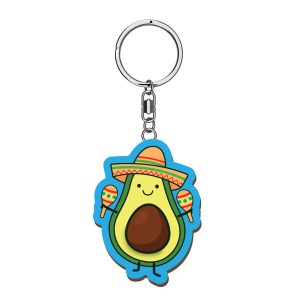 Avocado Woody Pals Keyring x 3