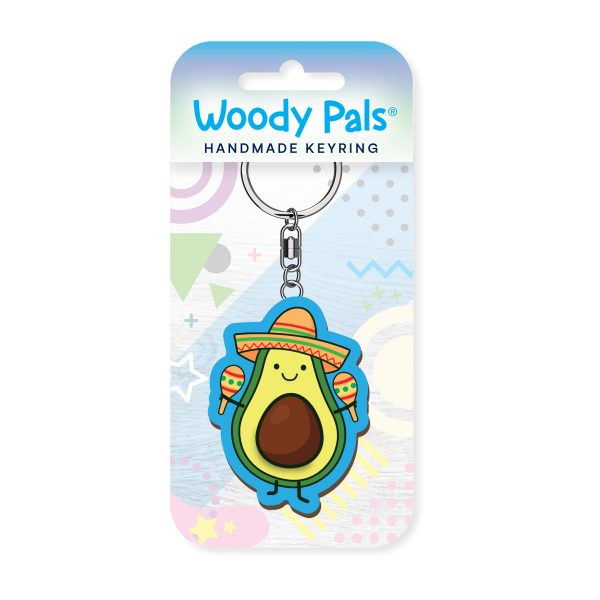 Avocado Woody Pals Keyring x 3 - Image 2