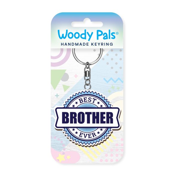 Best Brother Ever Woody Pals Keyring x 3 - Image 2