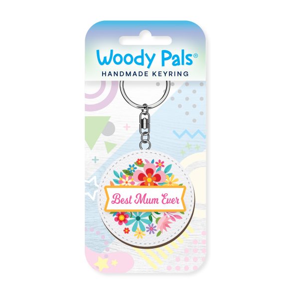 Best Mum Ever Woody Pals Keyring x 3 - Image 2