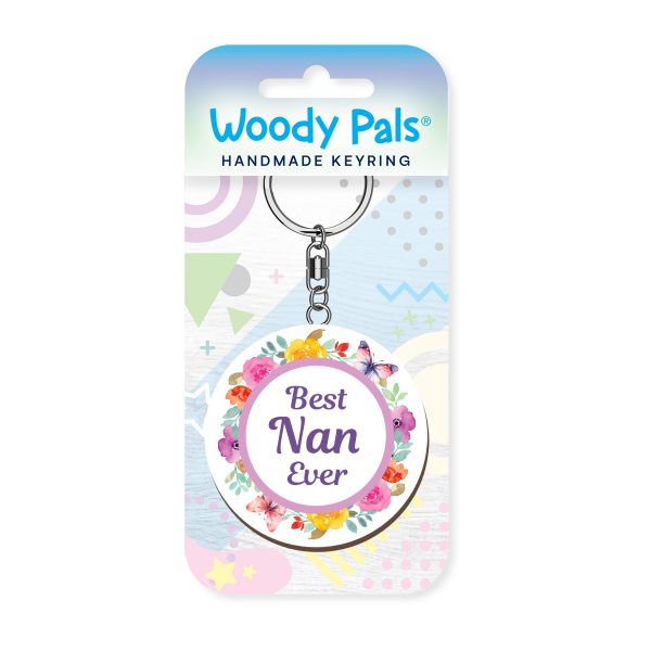 Best Nan Ever Woody Pals Keyring x 3 - Image 2