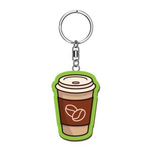 Coffee Woody Pals Keyring x 3