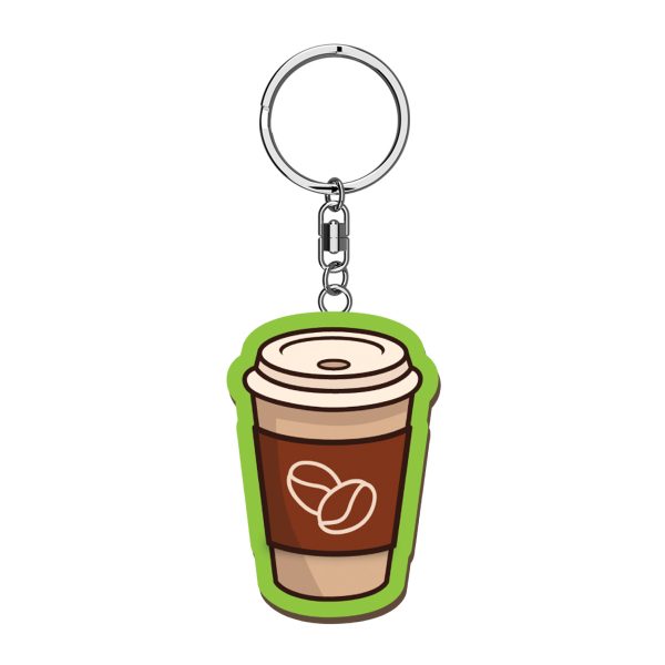 Coffee Woody Pals Keyring x 3