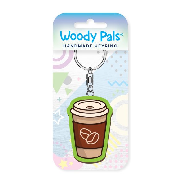 Coffee Woody Pals Keyring x 3 - Image 2