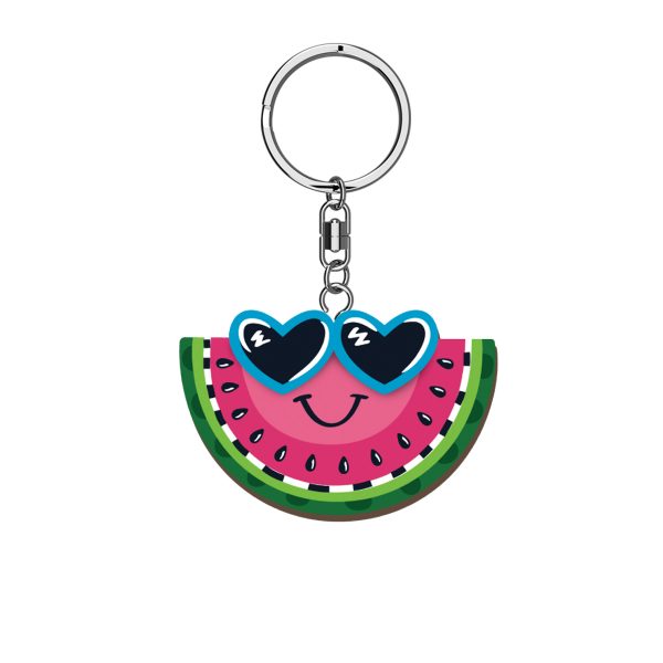 Cool MelonWoody Pals Keyring x 3