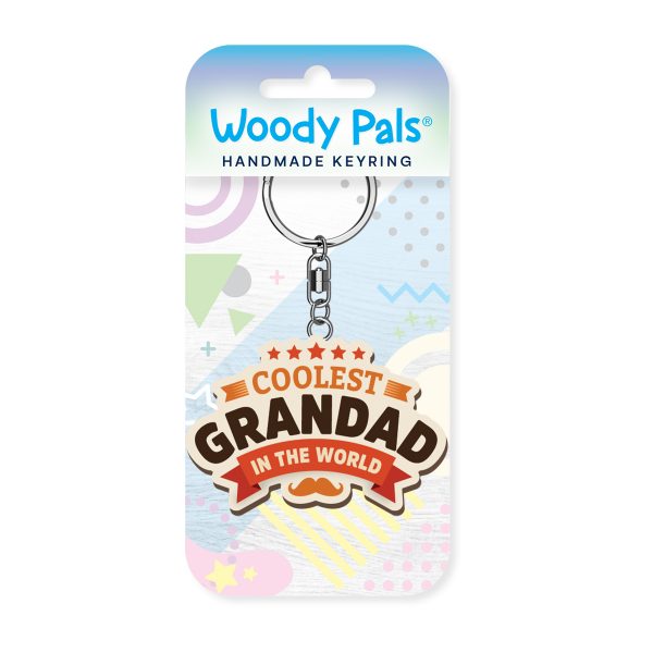 Coolest Grandad Woody Pals Keyring x 3 - Image 2