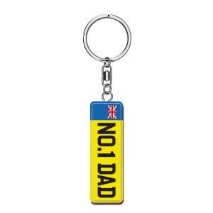 Dad Plate Woody Pals Keyring x 3