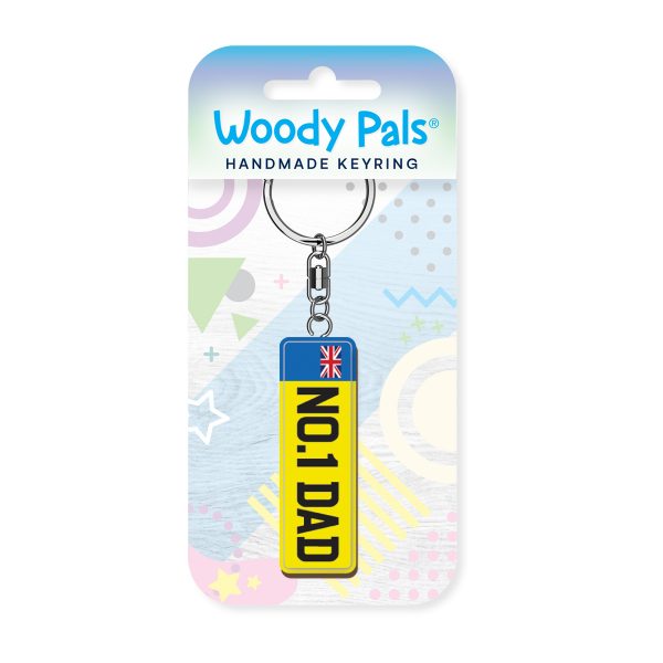 Dad Plate Woody Pals Keyring x 3 - Image 2
