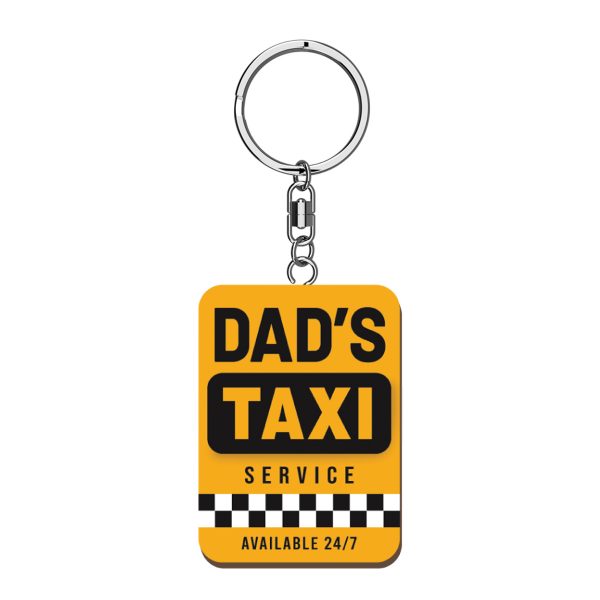 Dad's Taxi Woody Pals Keyring x 3