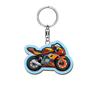 Motorcycle Woody Pals Keyring x 3