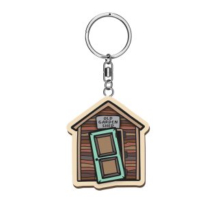 Old Garden Shed Woody Pals Keyring x 3